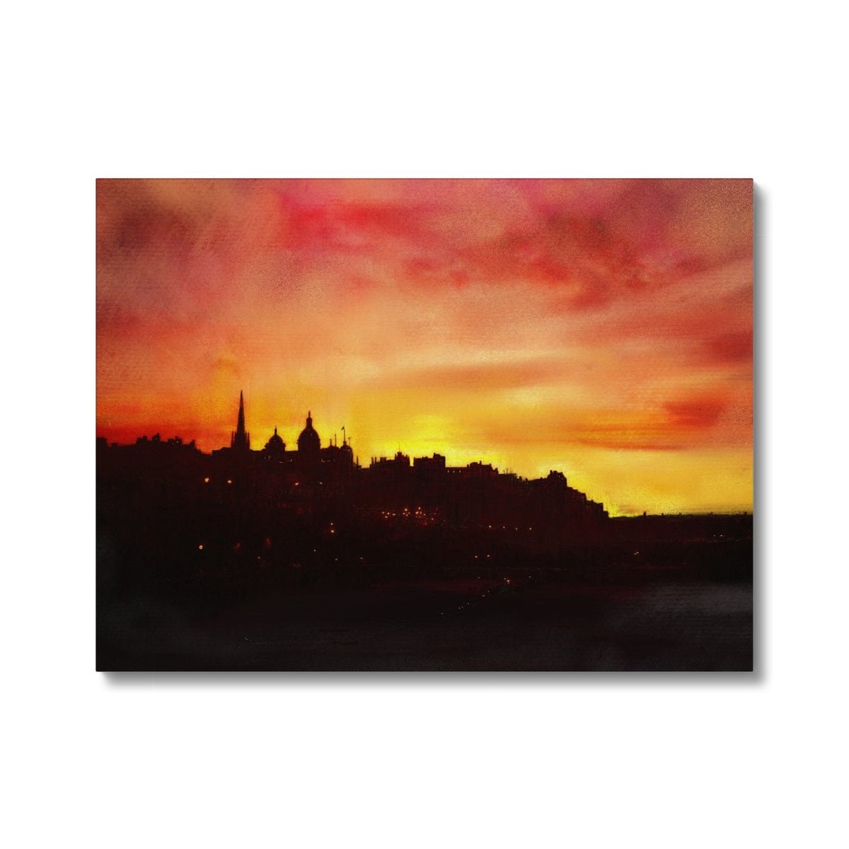 Edinburgh Sunset Canvas