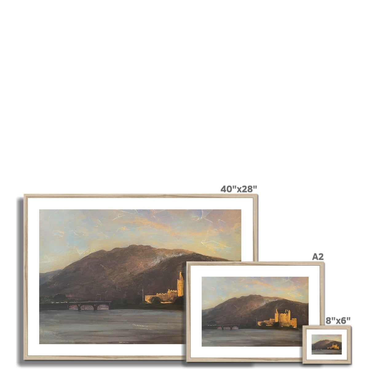 Eilean Donan Castle Painting | Framed & Mounted Prints From Scotland