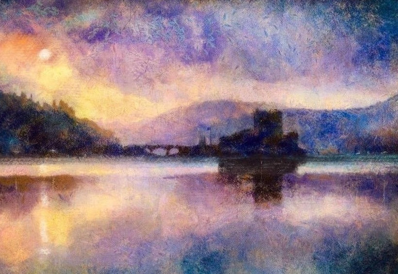 Eilean Donan Castle Moonlight Art Prints from my Historic & Iconic Art Gallery Collection