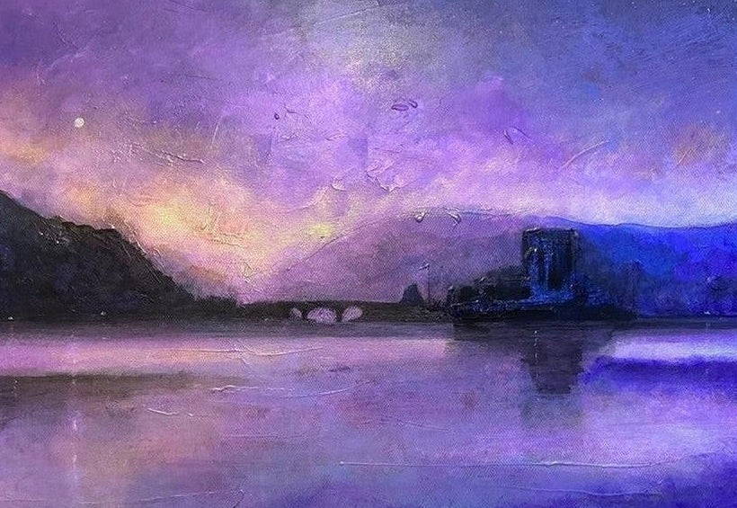 Eilean Donan Castle Moonset Art Prints from my Historic & Iconic Art Gallery Collection