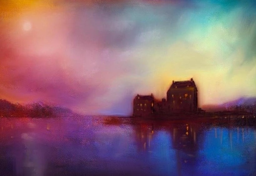 Eilean Donan Castle Sunset Art Prints from my Historic & Iconic Art Gallery Collection