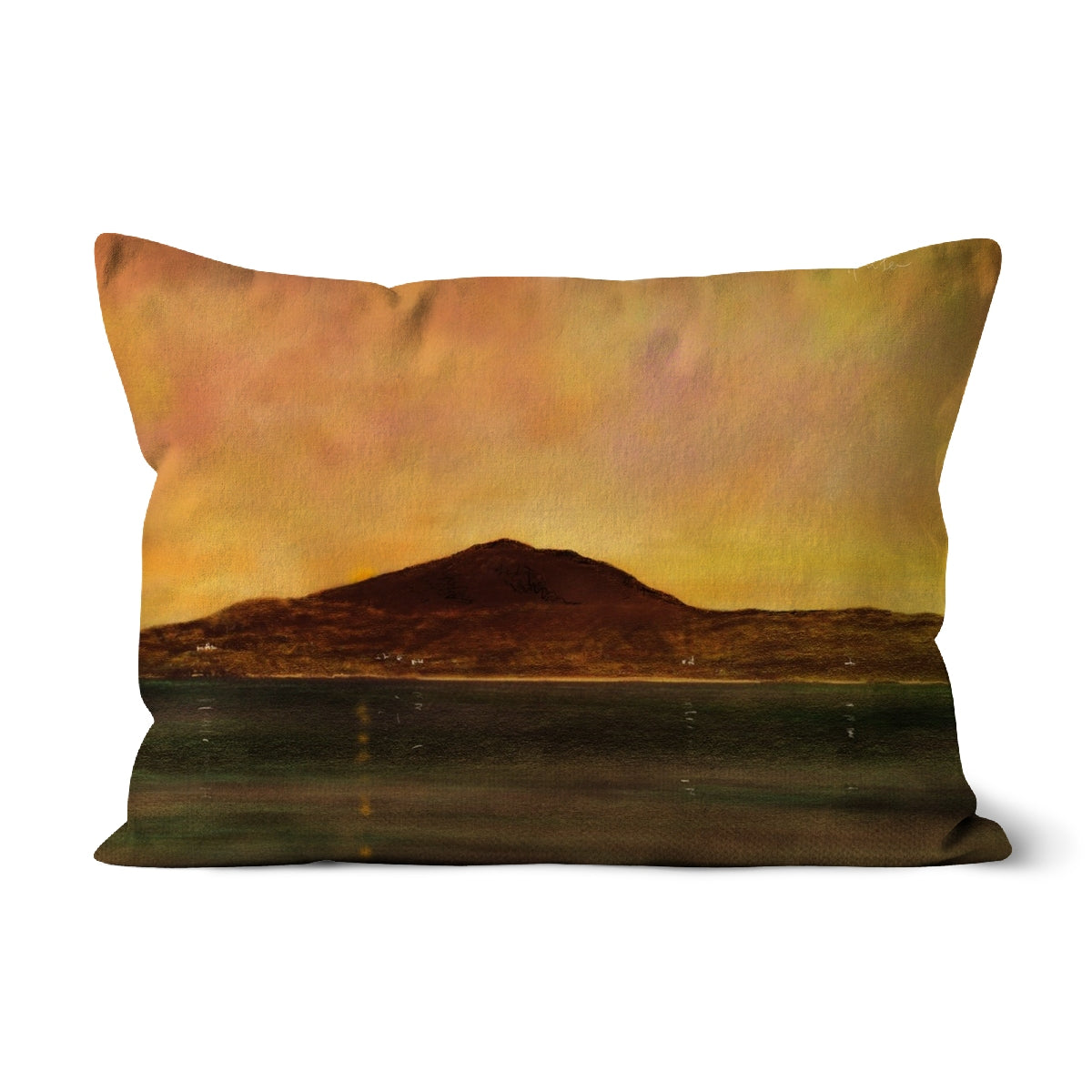 Eriskay Dusk Art Gifts Cushion | Hebridean Islands Art Gallery | Paintings, Prints, Homeware and Art Gifts From Scotland By Scottish Artist Kevin Hunter