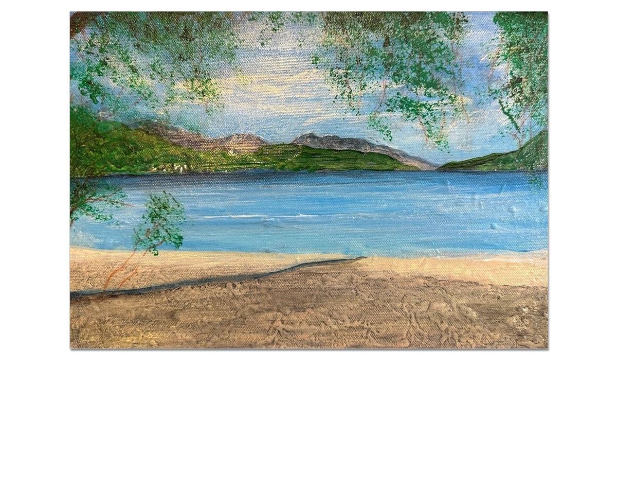 Firkin Point Loch Lomond-art-painting-scotland