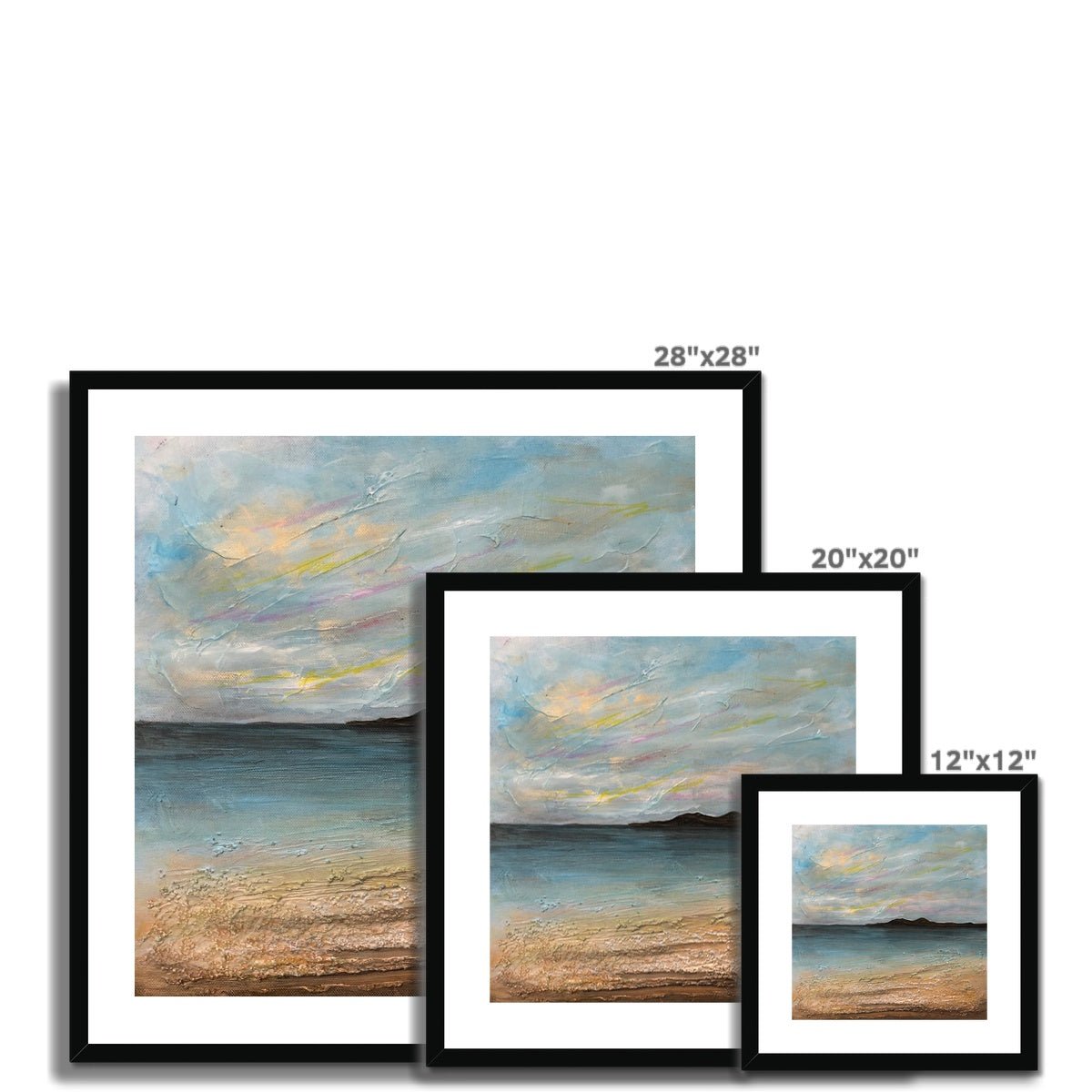 Garrynamonie Beach South Uist Painting | Framed & Mounted Prints From Scotland