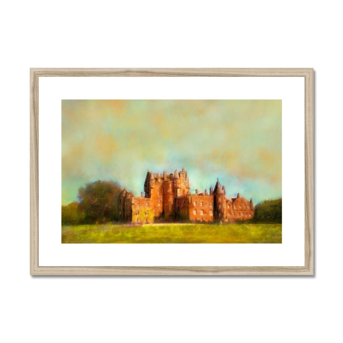 Glamis Castle Painting | Framed &amp; Mounted Prints From Scotland