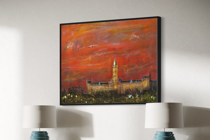 Glasgow Landscape Canvas Art Prints From Scotland-Edinburgh &amp; Glasgow Art Gallery