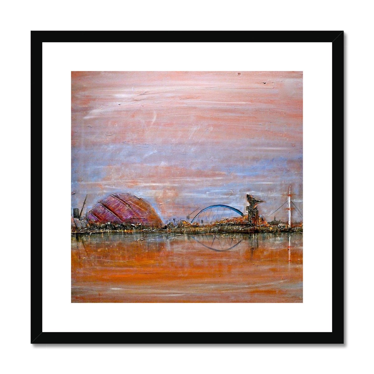 Glasgow Harbour Painting | Framed &amp; Mounted Prints From Scotland