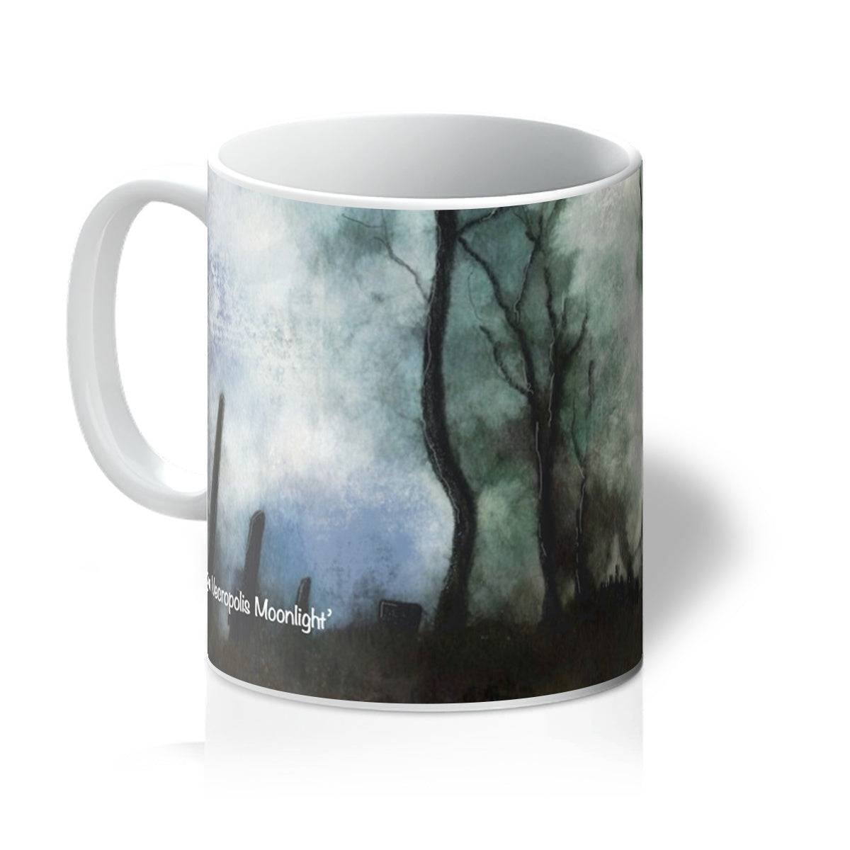 Glasgow Necropolis Moonlight Art Gifts Mug