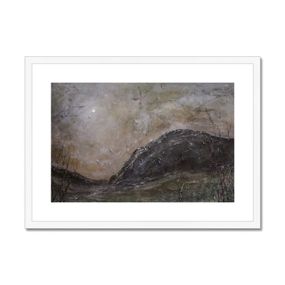 Glen Nevis Moonlight Painting | Framed &amp; Mounted Prints From Scotland