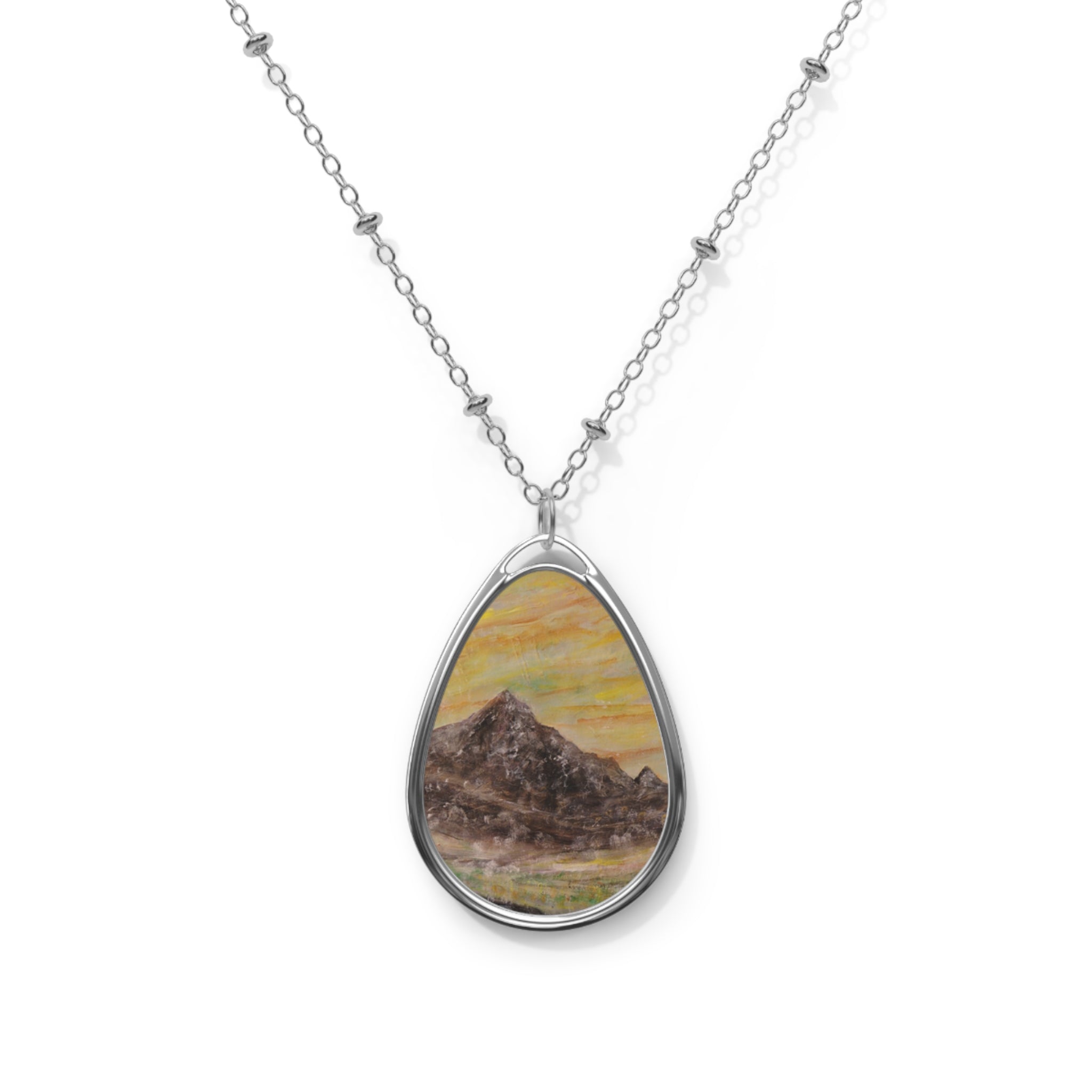 Glen Rosa Mist Arran Necklace | Arran Art Gallery | Paintings, Prints, Homeware and Art Gifts From Scotland By Scottish Artist Kevin Hunter