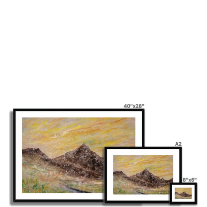 Glen Rosa Mist Painting | Framed &amp; Mounted Prints From Scotland