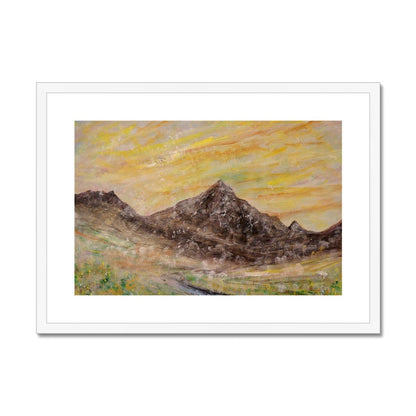 Glen Rosa Mist Painting | Framed &amp; Mounted Prints From Scotland