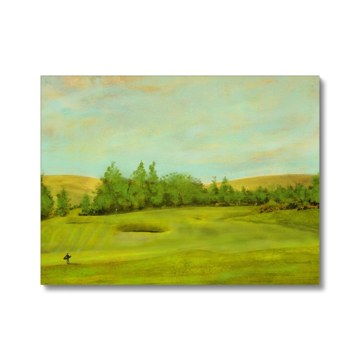 Gleneagles King's Golf Course, The 1st Canvas | Historic & Iconic Scotland Art Gallery | Paintings, Prints, Homeware and Art Gifts From Scotland By Scottish Artist Kevin Hunter