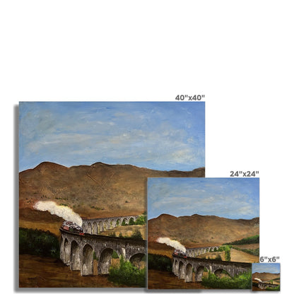 Glenfinnan Viaduct Prints | Scottish Highlands &amp; Lowlands Art Gallery | Paintings, Prints, Homeware and Art Gifts From Scotland By Scottish Artist Kevin Hunter