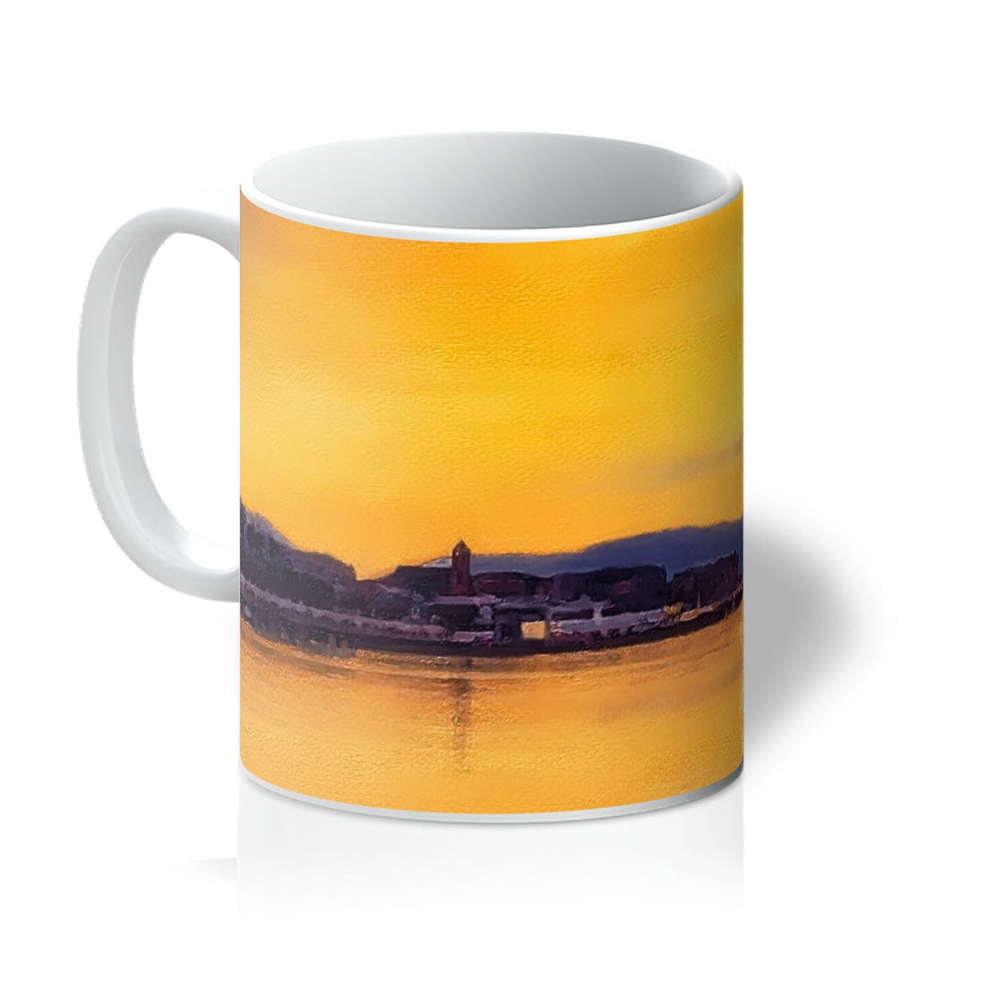 Gourock From Cardwell Bay Art Gifts Mug | River Clyde Art Gallery | Paintings, Prints, Homeware and Art Gifts From Scotland By Scottish Artist Kevin Hunter