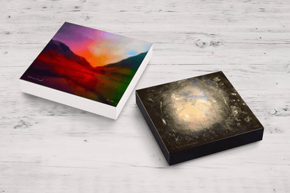 Harris Sunset Wooden Art Block