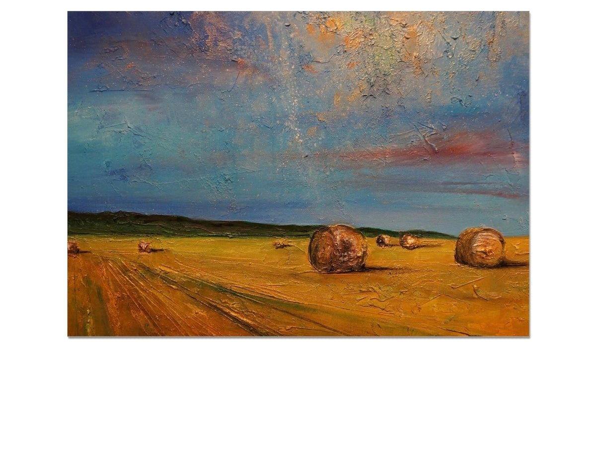 Hay Bales Art Prints from my Highlands & Lowlands Art Gallery Collection