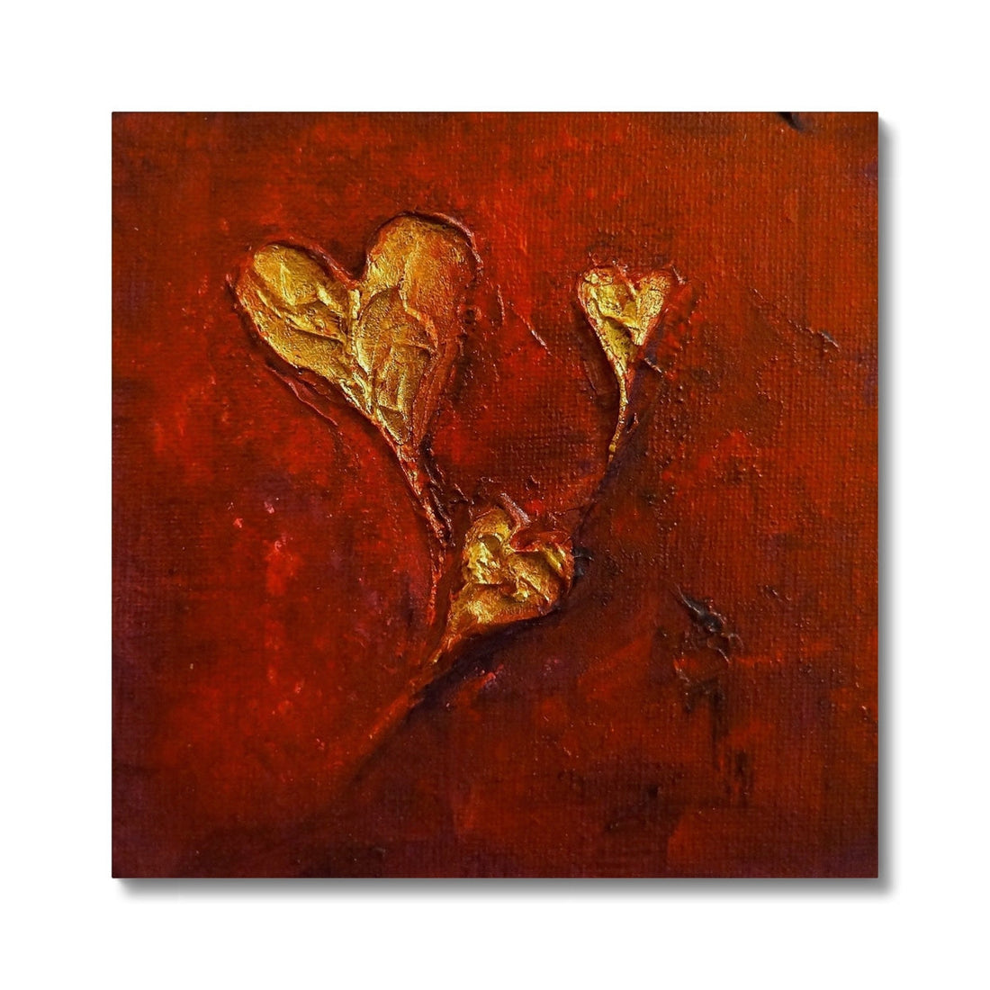 Hearts Abstract Canvas