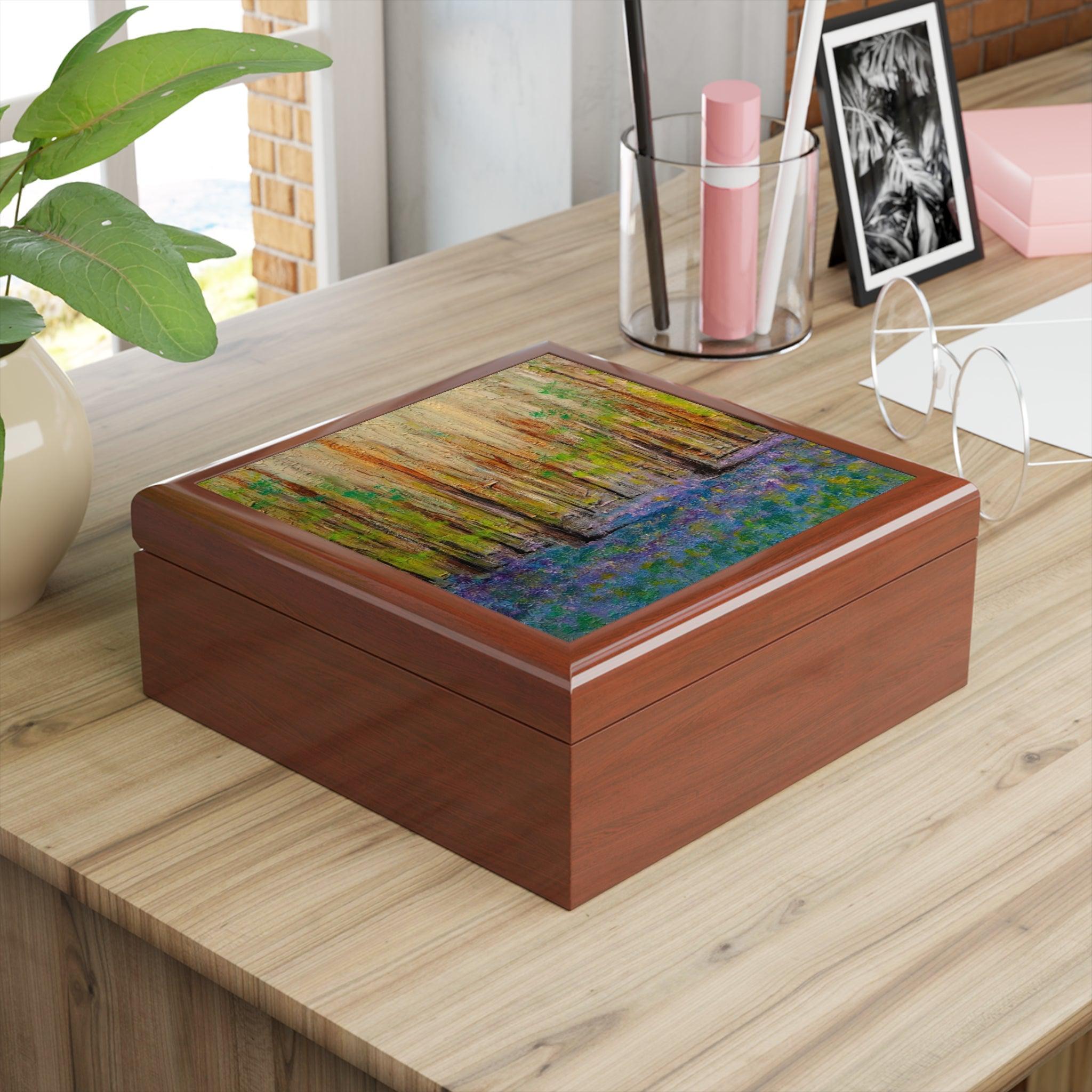 Highland Bluebells | Art Jewellery Box | Scotland