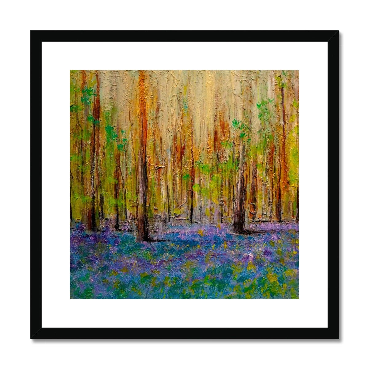 Highland Bluebells Painting | Framed &amp; Mounted Prints From Scotland