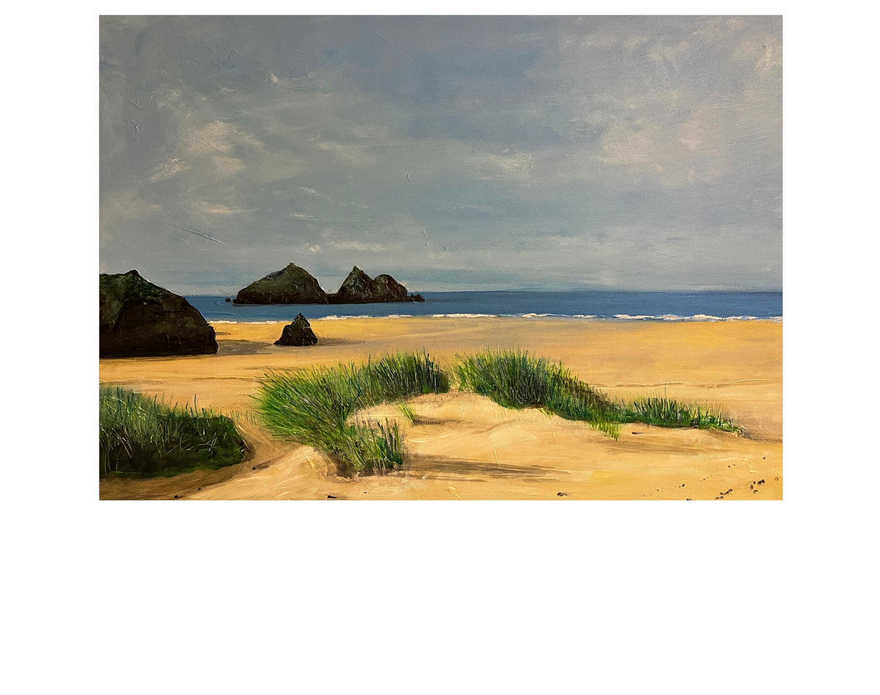 Holywell Beach Cornwall Art Prints from my Rest Of The World Art Gallery Collection