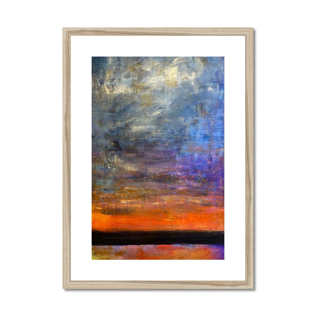 Horizon Dreams Abstract Painting | Framed &amp; Mounted Prints From Scotland