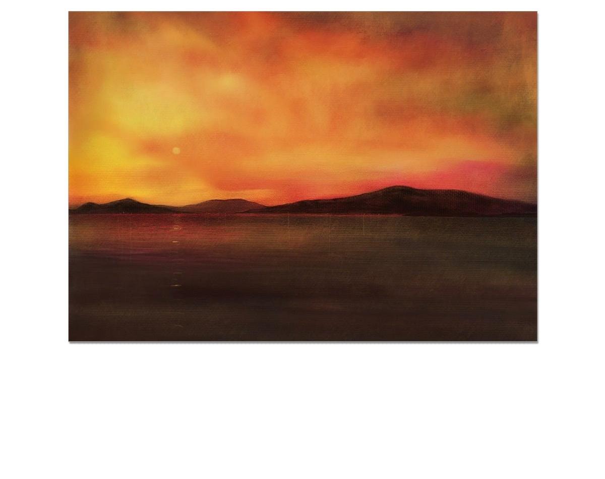 Isle Of Harris Sunset Art Prints from my Hebridean Islands Art Gallery Collection