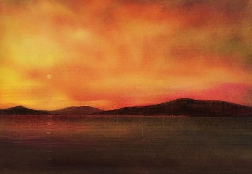 Isle Of Harris Sunset Art Prints from my Hebridean Islands Art Gallery Collection