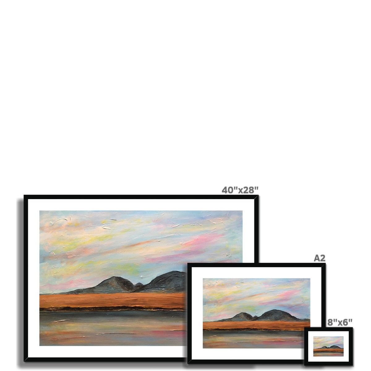 Jura Dawn Painting | Framed & Mounted Prints From Scotland