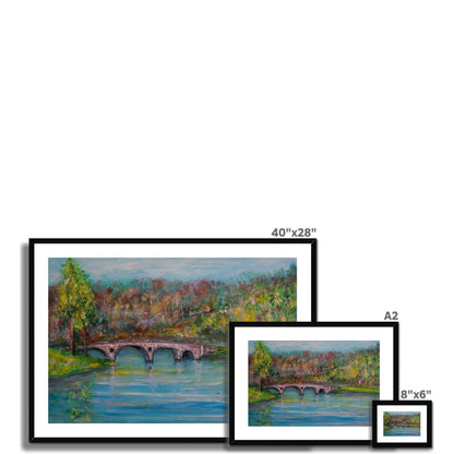 Kenmore Bridge Painting | Framed &amp; Mounted Prints From Scotland