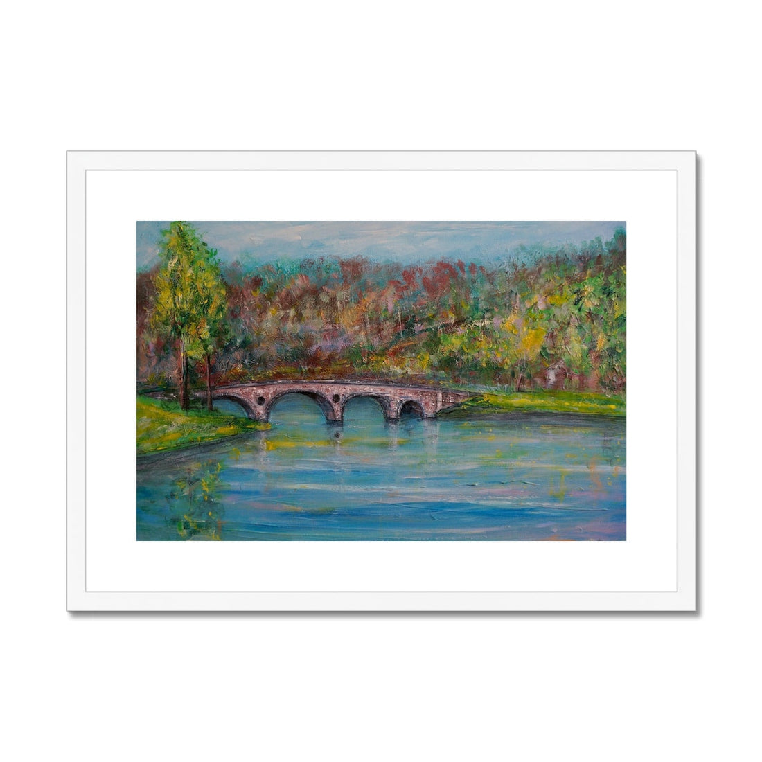 Kenmore Bridge Painting | Framed &amp; Mounted Prints From Scotland