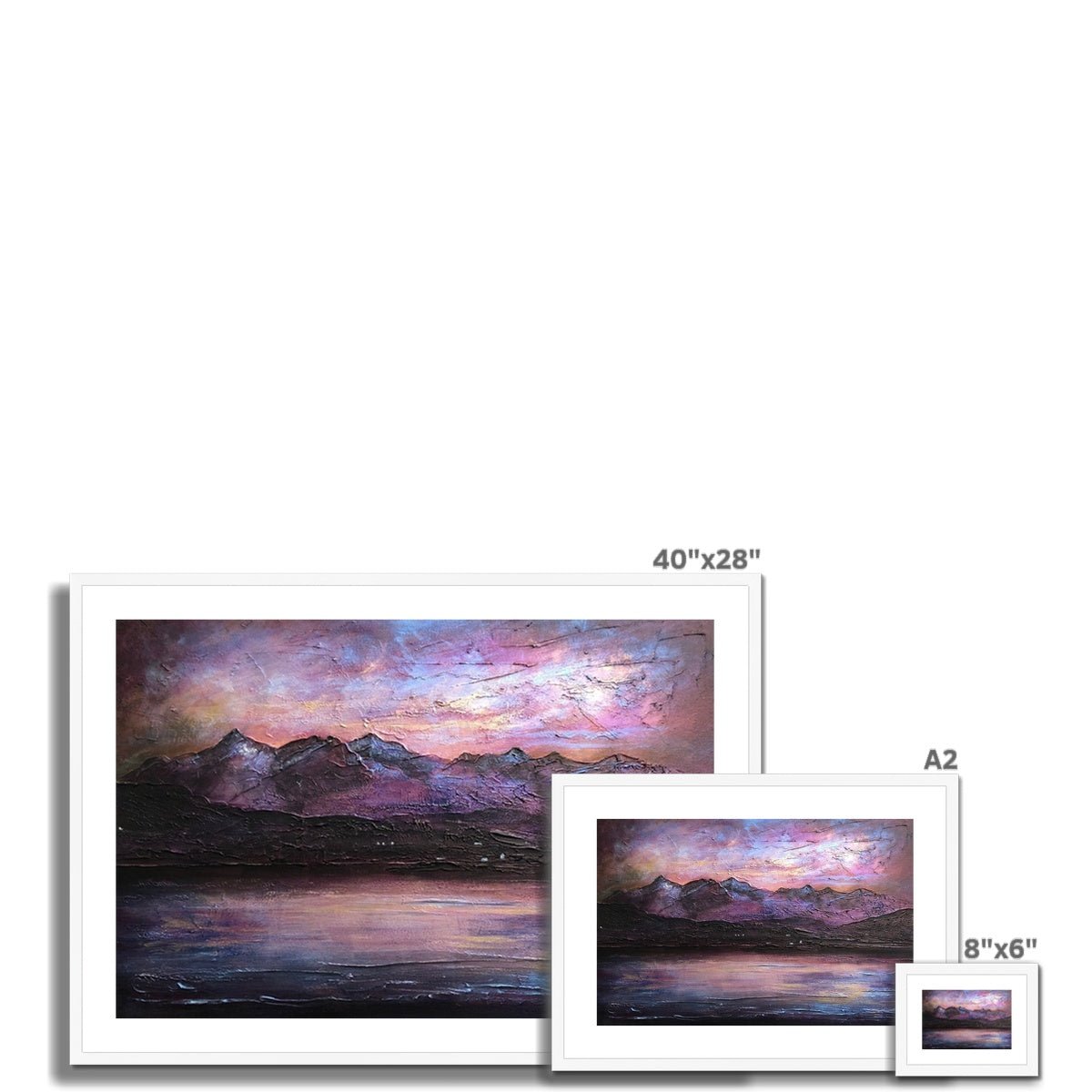 Last Skye Light Painting | Framed &amp; Mounted Prints From Scotland