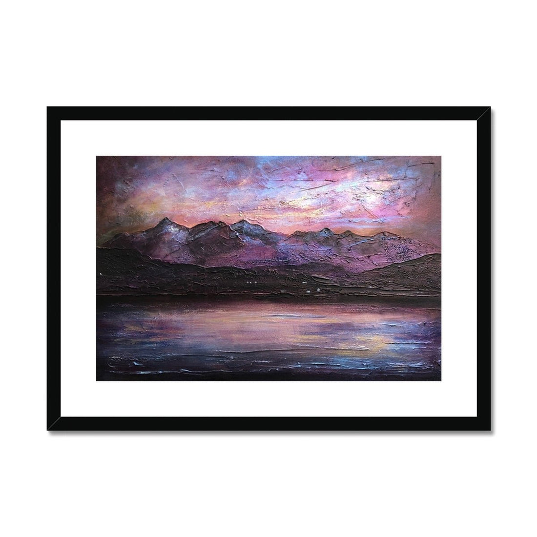 Last Skye Light Painting | Framed &amp; Mounted Prints From Scotland