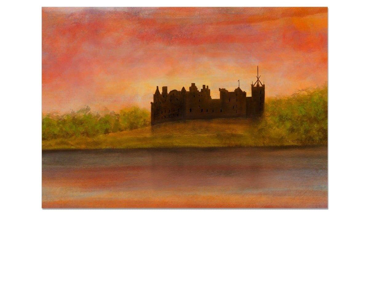 Linlithgow Palace Dusk-art-painting-scotland