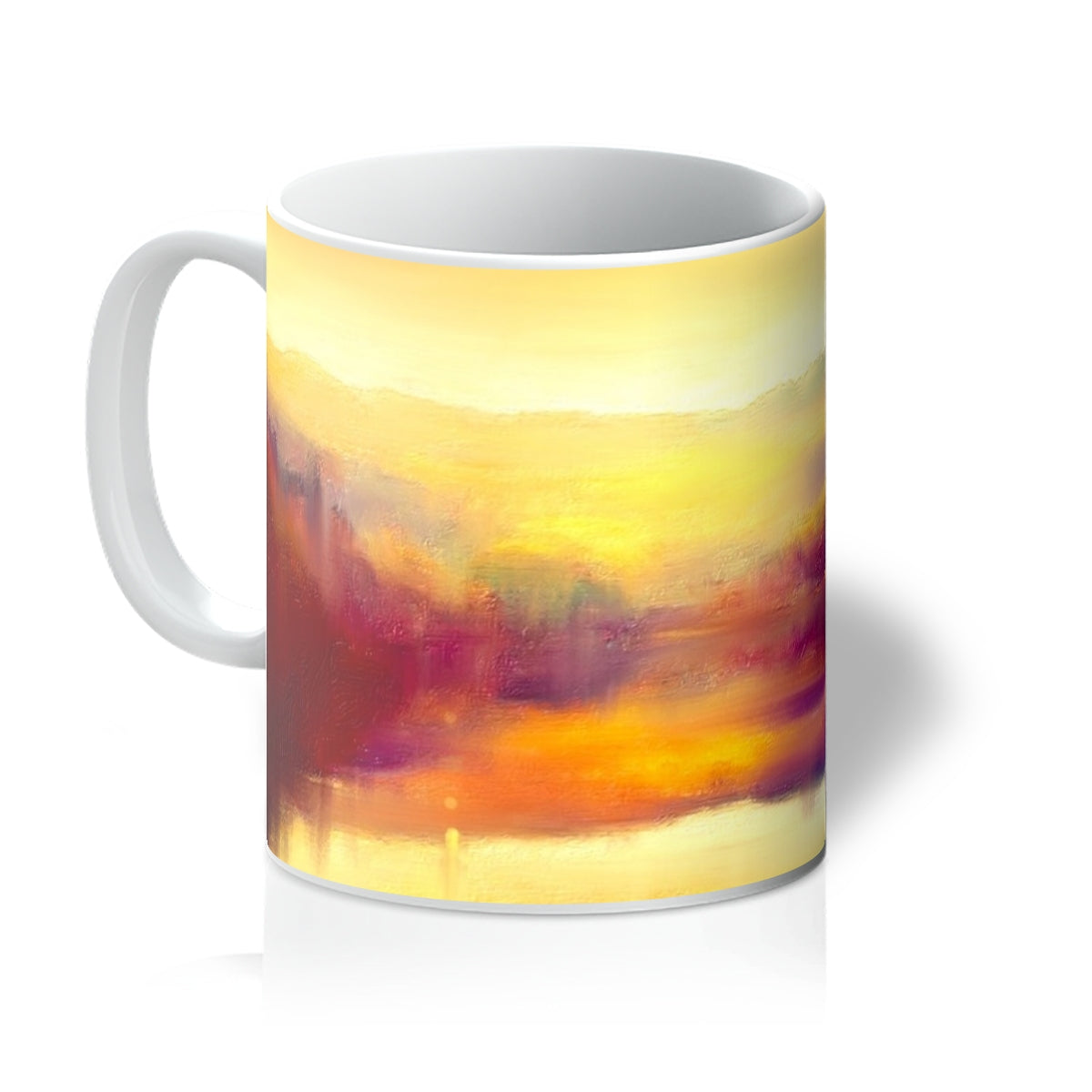 Loch Faskally Dusk Art Gifts Mug | Scottish Lochs & Mountains Art Gallery | Paintings, Prints, Homeware and Art Gifts From Scotland By Scottish Artist Kevin Hunter