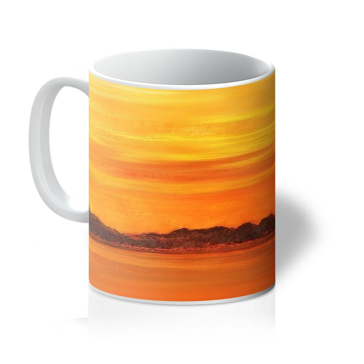 Loch Fyne Sunset Art Gifts Mug | Scottish Lochs & Mountains Art Gallery | Paintings, Prints, Homeware and Art Gifts From Scotland By Scottish Artist Kevin Hunter