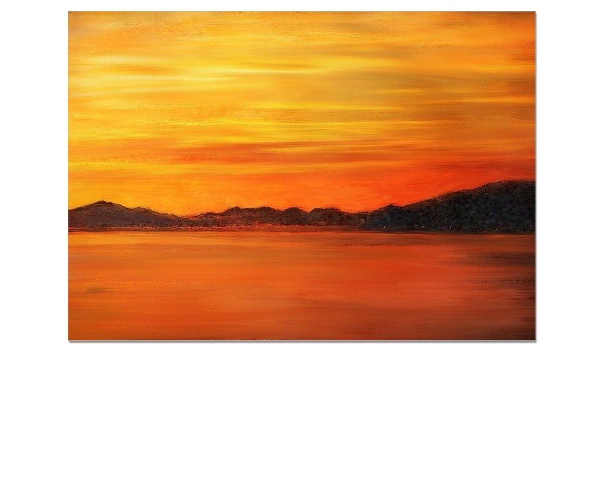 Loch Fyne Sunset-art-painting-scotland