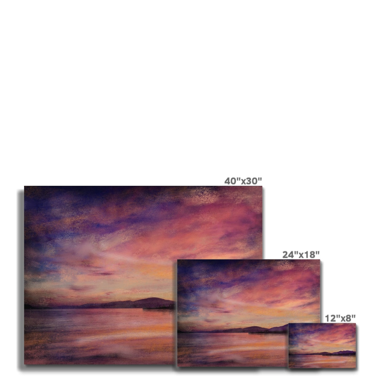 Loch Linnhe Dusk Canvas