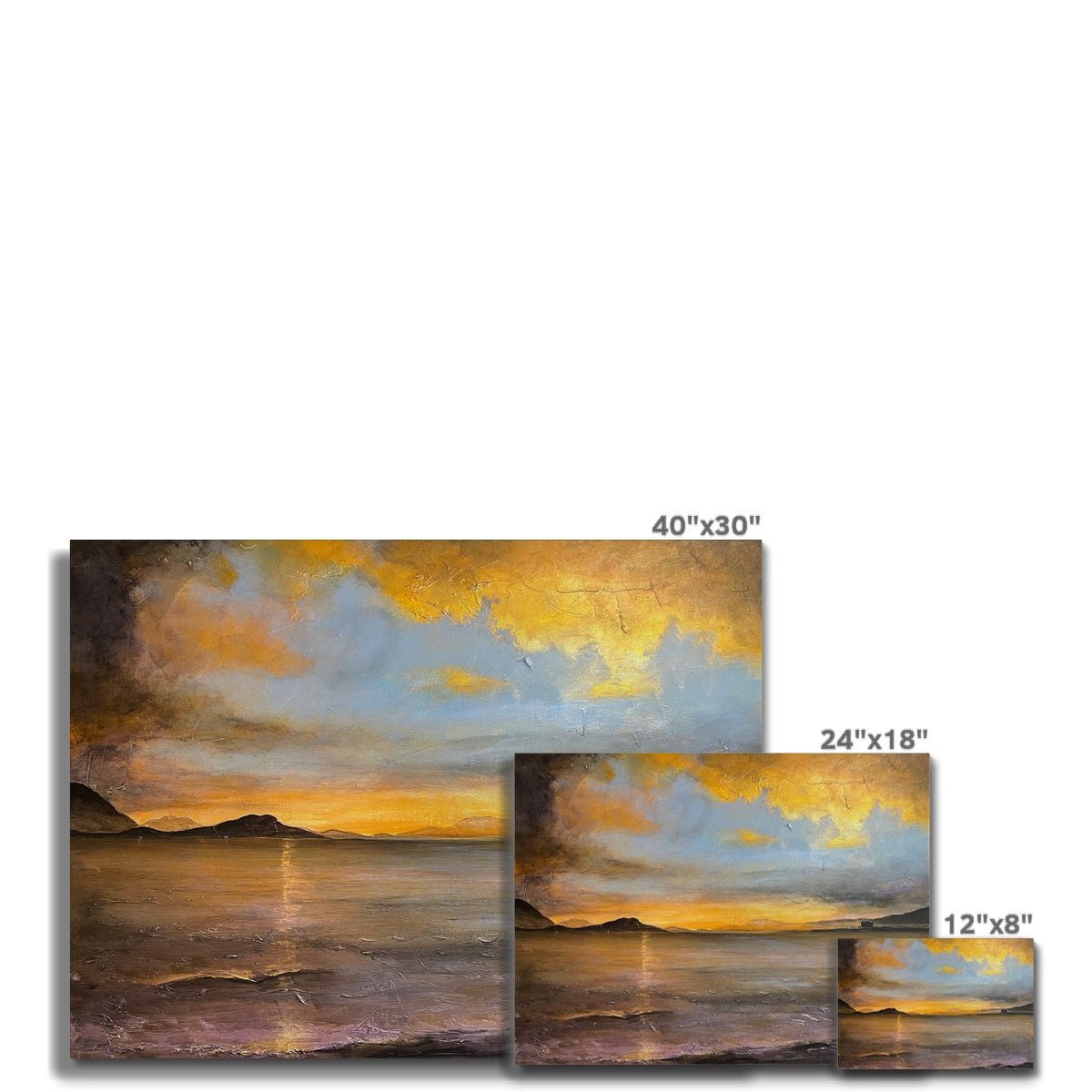 Loch Linnhe Sunset Canvas