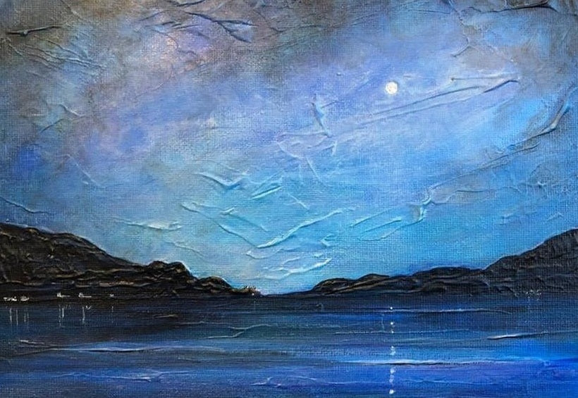 Loch Ness Moonlight Art Prints from my Lochs & Mountains Art Gallery Collection