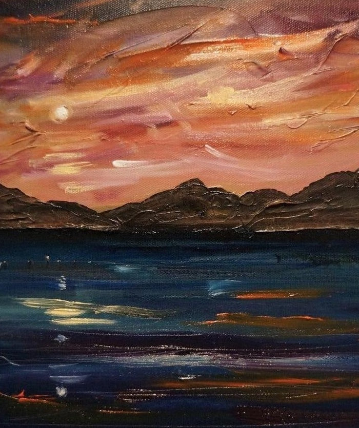 Loch Ness Moonset Art Prints from my Lochs & Mountains Art Gallery Collection