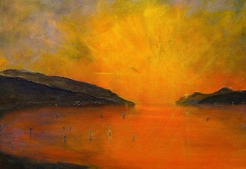 Loch Ness Sunset Art Prints from my Lochs & Mountains Art Gallery Collection