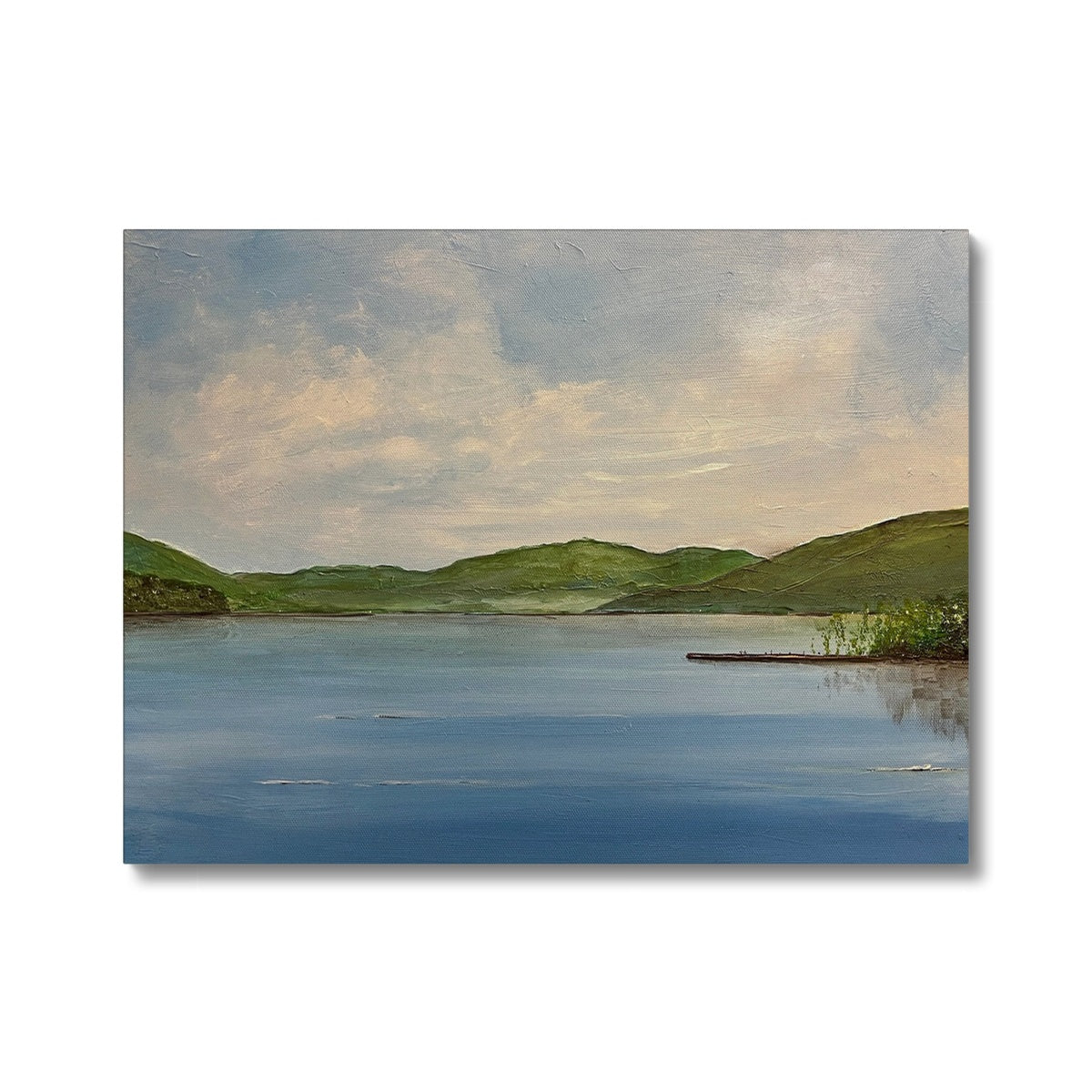 Loch Tay ii Canvas | Scottish Lochs &amp; Mountains Art Gallery | Paintings, Prints, Homeware and Art Gifts From Scotland By Scottish Artist Kevin Hunter