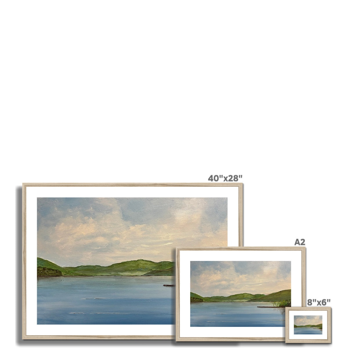 Loch Tay ii Painting | Framed & Mounted Prints From Scotland