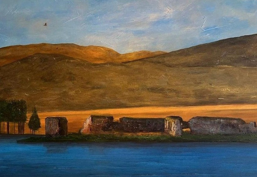 Lochindorb Castle Art Prints from my Lochs & Mountains Art Gallery Collection