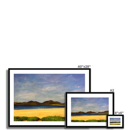 Luskentyre Beach Harris Painting | Framed &amp; Mounted Prints From Scotland