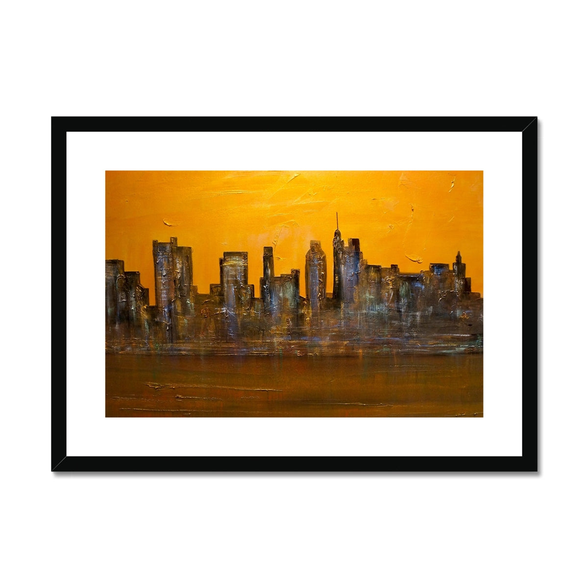 Manhattan Heat Painting | Framed & Mounted Prints From Scotland