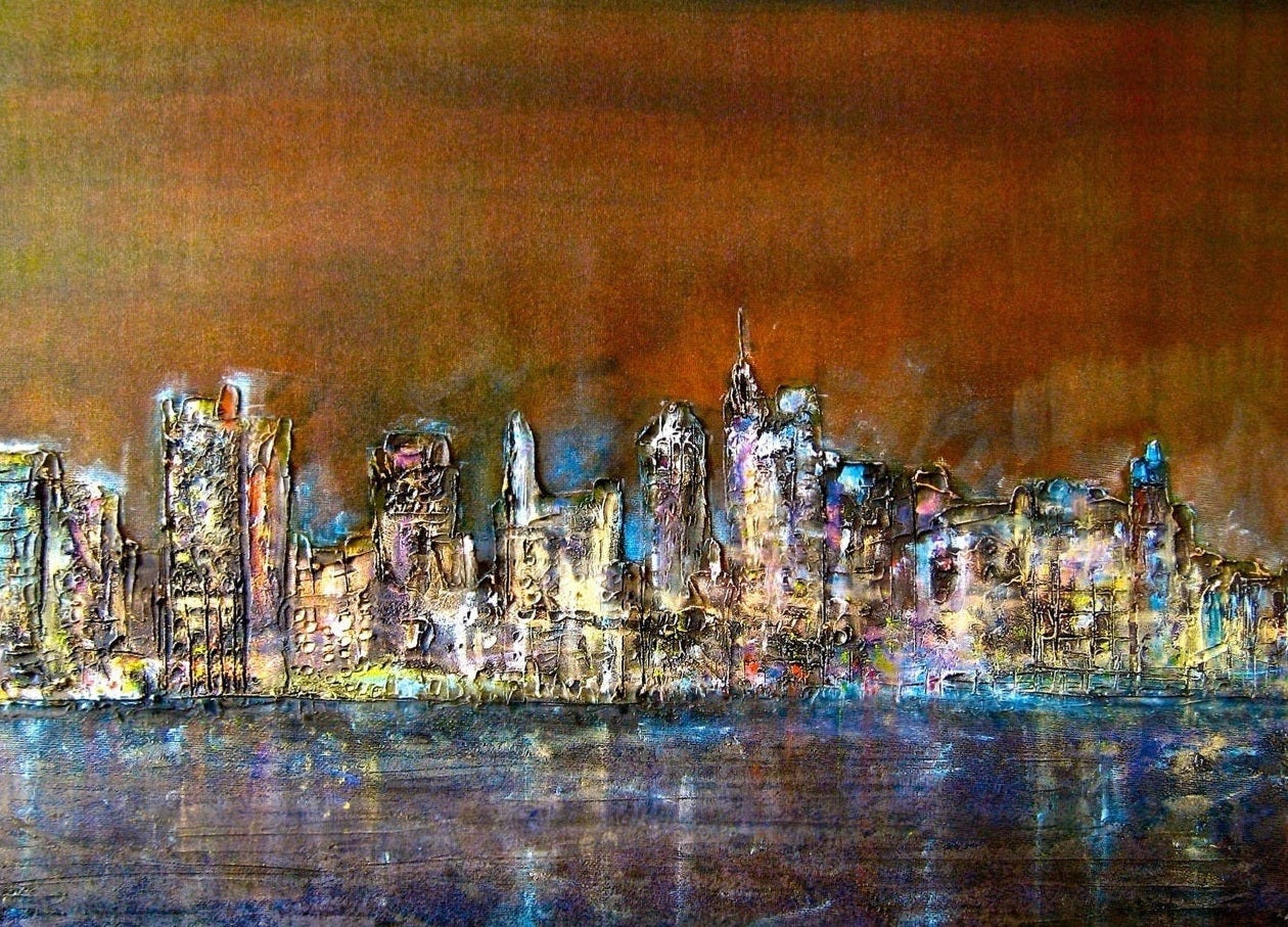 Manhattan Nights Art Prints from my Rest Of The World Art Gallery Collection