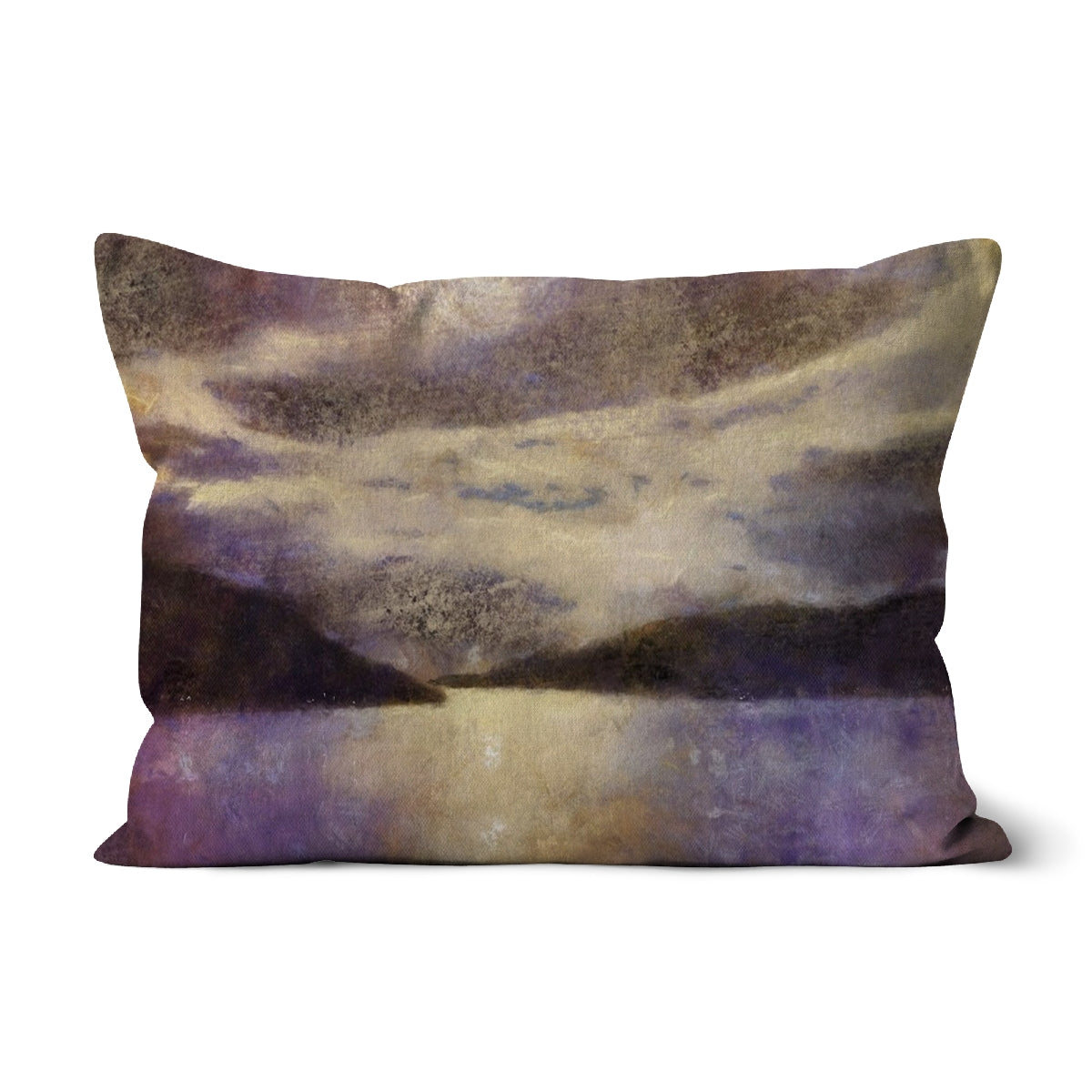 Moonlight Meets Lewis & Harris Art Gifts Cushion | Hebridean Islands Art Gallery | Paintings, Prints, Homeware and Art Gifts From Scotland By Scottish Artist Kevin Hunter