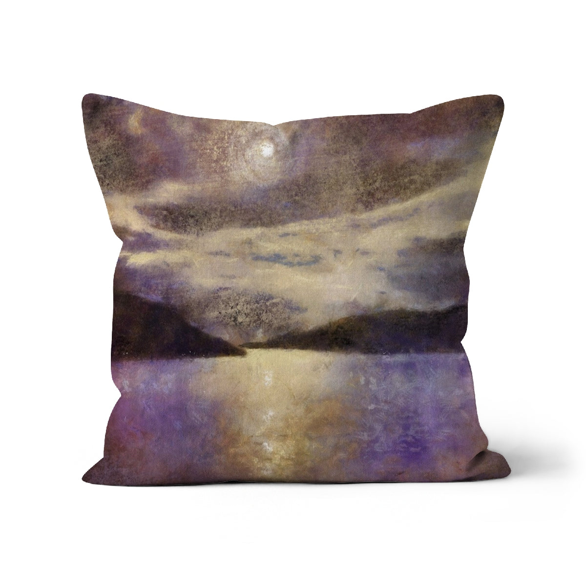 Moonlight Meets Lewis & Harris Art Gifts Cushion | Hebridean Islands Art Gallery | Paintings, Prints, Homeware and Art Gifts From Scotland By Scottish Artist Kevin Hunter